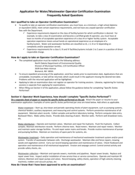 Form SFN16403 Application for Water and/or Wastewater Operator Certification Examination - North Dakota, Page 5
