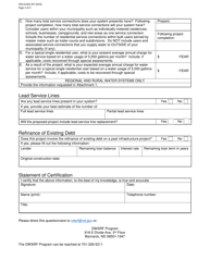 Form SFN61492 Project Update Questionnaire for Potential Financial Assistance Through the Drinking Water State Revolving Fund (Dwsrf) Program - North Dakota, Page 2