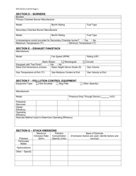 Form SFN52724 Permit Application for Contaminated Soil Treatment Facility - North Dakota, Page 2
