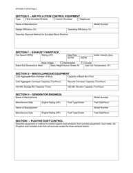 Form SFN8526 Permit Application for Asphalt Concrete Plants - North Dakota, Page 2