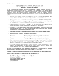 Form SFN8526 Permit Application for Asphalt Concrete Plants - North Dakota, Page 4