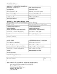 Form SFN8329 Permit Application for Hazardous Air Pollutant (Hap) Sources - North Dakota, Page 2