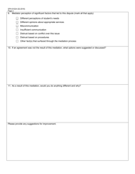 Form SFN61024 Mediator Exit Survey - North Dakota, Page 2