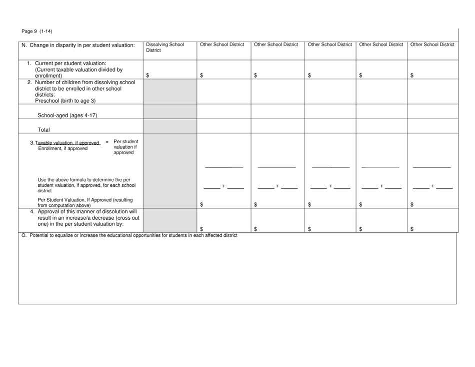 Form SFN50427 Findings of Fact for Dissolutions - North Dakota, Page 9