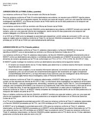 Formulario SFN51795S Reclamos De Discriminacion Externos - North Dakota (Spanish), Page 2