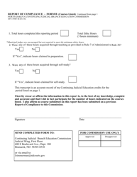 Form B (SFN19487-B) Report of Compliance - North Dakota, Page 2