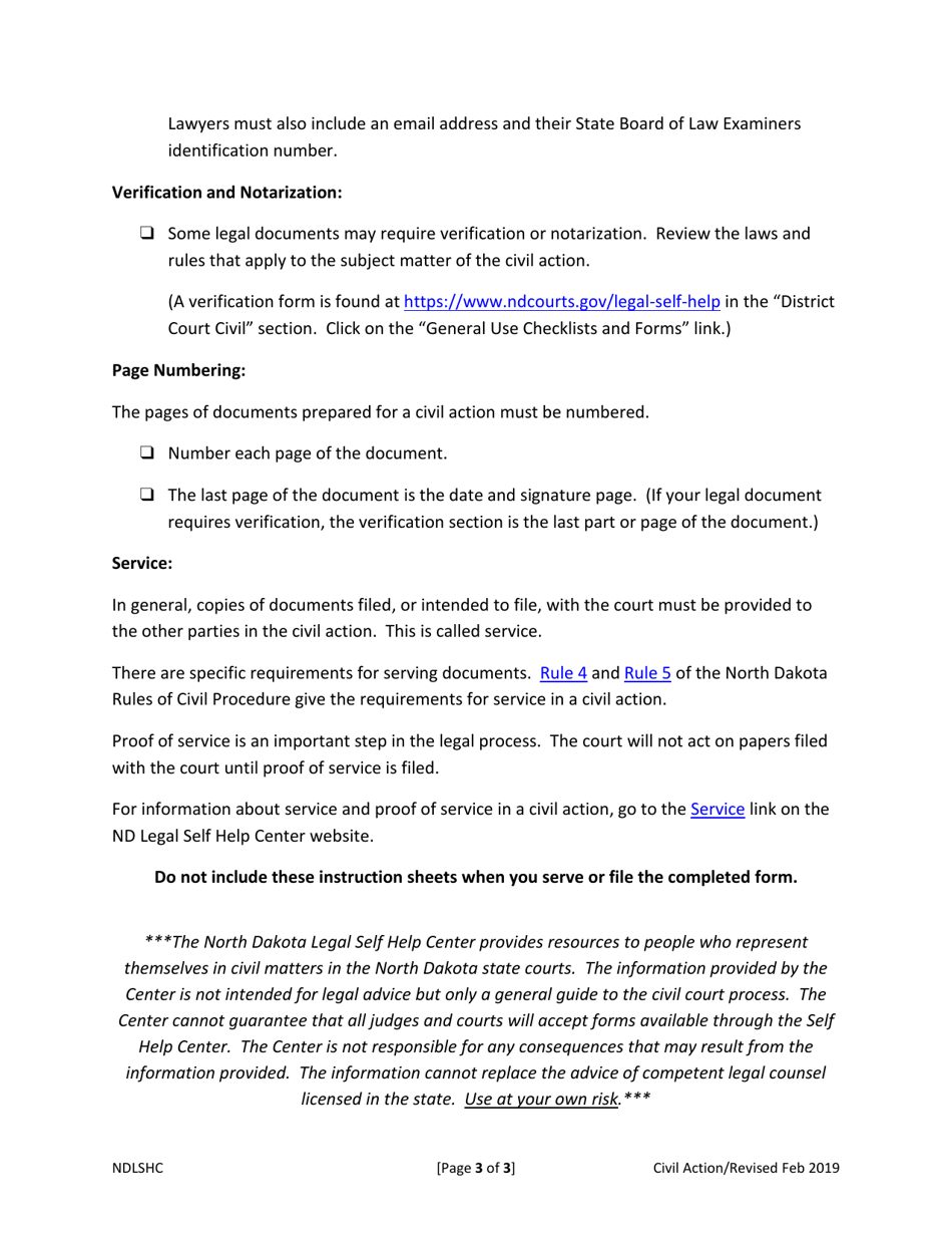 Caption and Signature - North Dakota, Page 5