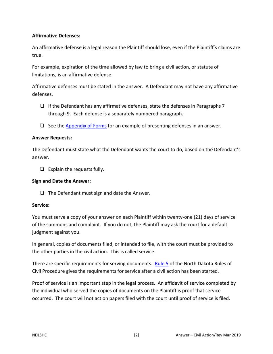 Answer - North Dakota, Page 5