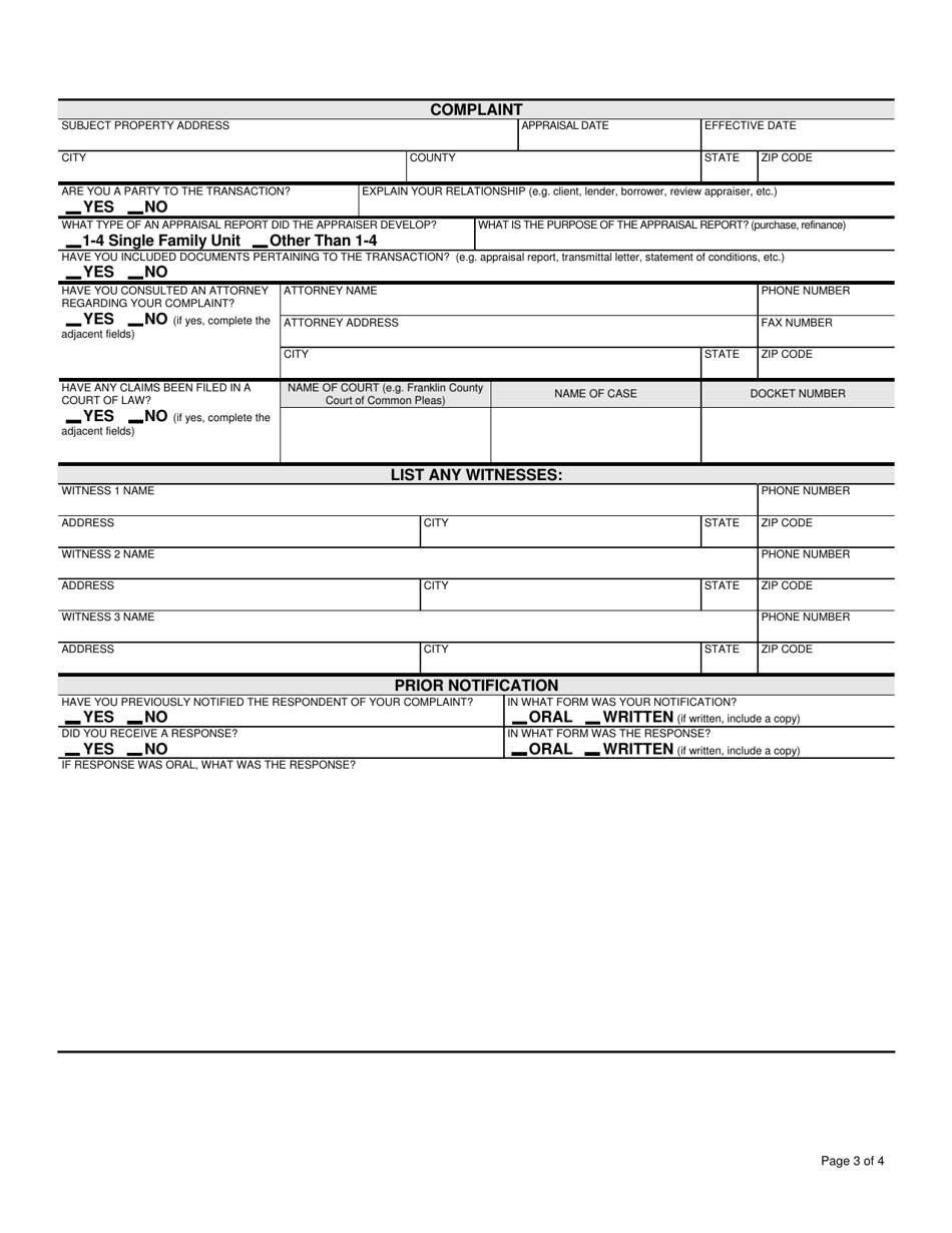 Form COM3685 - Fill Out, Sign Online and Download Fillable PDF, Ohio ...