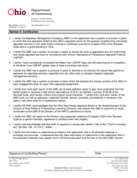 Form REPL-18003 Appraisal Management Company Application - Ohio, Page 10