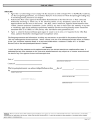 Form COM3650 Appraiser out of State License/Certificate Application - Ohio, Page 4