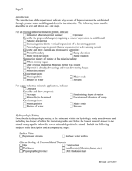 Checklistto Submit a Ground-Water Modeling Report for Odnr to Review - Ohio, Page 2