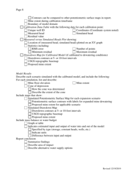 Checklistto Submit a Ground-Water Modeling Report for Odnr to Review - Ohio, Page 8