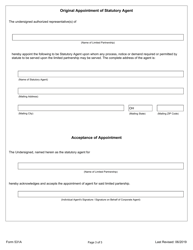 Form 531A Certificate of Domestic Limited Partnership - Ohio, Page 3