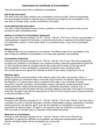 Form 550 Certification of Consolidation - Ohio, Page 9