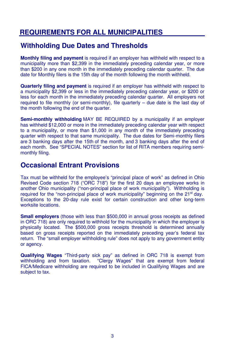 Instructions for Form 11 Employers Municipal Withholding Statement - Ohio, Page 4