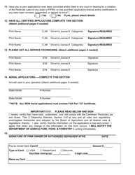 Pesticide Applicator License Application - Oklahoma, Page 3