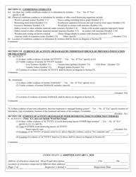 Form ODAFF-1 Oklahoma Official Termite and Wood Destroying Insect Report - Oklahoma, Page 2