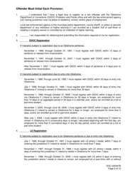 DOC Form 020307B Sex Offender Registration and Notice of Duty to Register - Oklahoma, Page 2