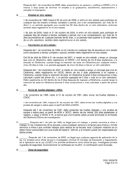 DOC Formulario 020307B Registro De Delincuentes Sexuales Y Aviso De Deber De Registrarse - Oklahoma (Spanish), Page 5