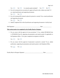 DOC Form 060106A Protective Measures Investigation - Oklahoma, Page 2