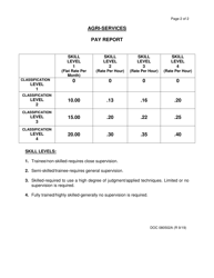 DOC Form 080502A Agri-Services Evaluation/Pay Report - Oklahoma, Page 2