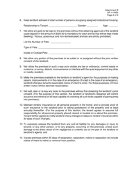 Form OP-110350 Attachment B Housing Agreement (Institutional Personnel) - Oklahoma, Page 2
