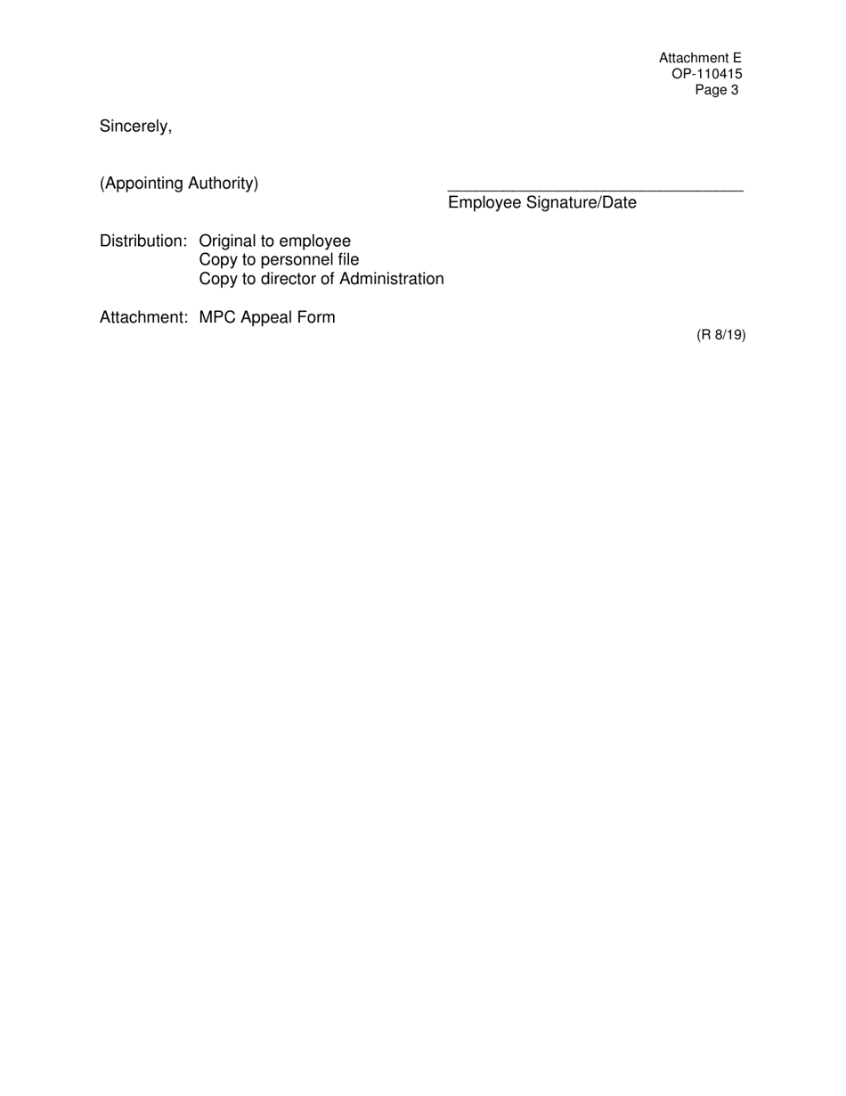 Form OP-110415 Attachment E Example / Suspension Without Pay - Oklahoma, Page 3