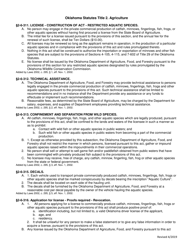Application for Commercial Aquatic Turtle Buyer License - Oklahoma, Page 14