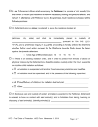 Final Order of Protection - Oklahoma, Page 4