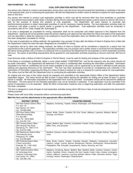 Form 5600-FM-BMP0092 Coal Exploration Notice of Intent to Explore or Request for Permit Waiver - Pennsylvania, Page 3