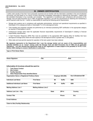 Form 2630-PM-BECB0514 Storage Tanks Registration / Permitting Application Form - Pennsylvania, Page 12