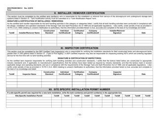 Form 2630-PM-BECB0514 Storage Tanks Registration / Permitting Application Form - Pennsylvania, Page 13