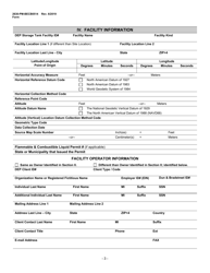 Form 2630-PM-BECB0514 Storage Tanks Registration / Permitting Application Form - Pennsylvania, Page 3