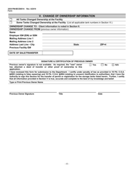 Form 2630-PM-BECB0514 Storage Tanks Registration / Permitting Application Form - Pennsylvania, Page 4
