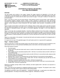 Document preview: Instructions for Form 8000-PM-OOGM0002 Location Plat for Oil or Gas Well - Pennsylvania