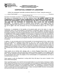 Document preview: Form 8000-FM-OOGM0047 Contractual Consent of Landowner - Pennsylvania