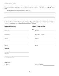 Form 8000-FM-OOGM0047 Contractual Consent of Landowner - Pennsylvania, Page 2