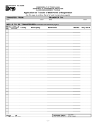 Form 5500-PM-OG0010 Application for Transfer of Well Permit or Registration - Pennsylvania, Page 2