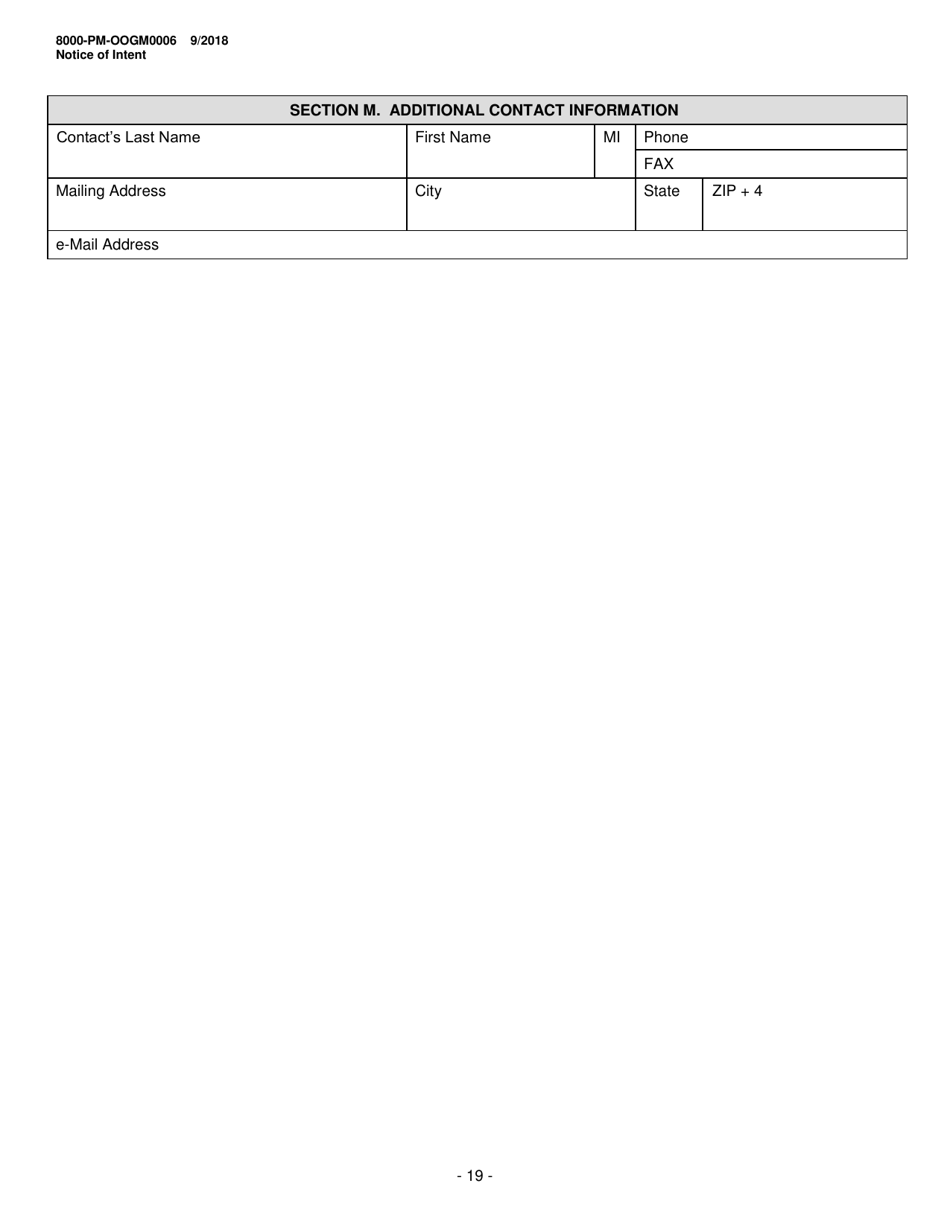 Form 8000-PM-OOGM0006 Notice of Intent (Noi) for Coverage Under the Erosion and Sediment Control General Permit (Escgp-3) for Earth Disturbance Associated With Oil and Gas Exploration, Production, Processing, or Treatment Operations or Transmission Facilities - Pennsylvania, Page 19