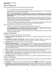 Instructions for Form 8000-PM-OOGM0006 Notice of Intent (Noi) for Coverage Under the Erosion and Sediment Control General Permit (Escgp-3) for Earth Disturbance Associated With Oil and Gas Exploration, Production, Processing, or Treatment Operations or Transmission Facilities - Pennsylvania, Page 3