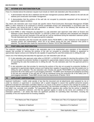 Form 8000-FM-OOGM0131 Well Site Restoration Extension Request - Pennsylvania, Page 2