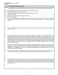 Form 8000-PM-OOGM0071AU Request for Approval of Alternative Waste Management Practices (Unconventional Operations Only) - Pennsylvania, Page 2