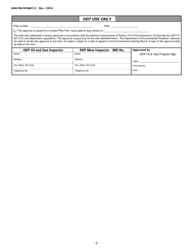 Form 8000-PM-OOGM0112 Application for a Conditional Chain Pillar in Association With Longwall Mine - Pennsylvania, Page 2
