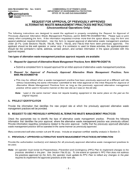 Form 8000-PM-OOGM0071BU Request for Approval of Previously Approved Alternative Waste Management Practices (Unconventional Operations Only) - Pennsylvania, Page 2