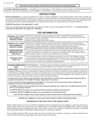Form DL-143 Non-commercial Driver&#039;s License Application for Renewal - Pennsylvania, Page 2