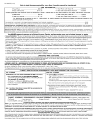 Form DL-180RCD Application for Pennsylvania Commercial Driver&#039;s License by Out-of-State Cdl Driver - Pennsylvania, Page 2