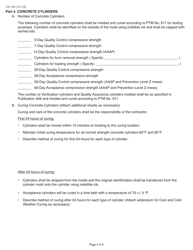 Form CS-704 Minimum Quality Control Plan for Field Placement Concrete Operations - Pennsylvania, Page 4