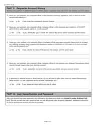 Form DL-9004 Internet User Application/Licensing Agreement for Employers of Commercial Drivers - Pennsylvania, Page 3