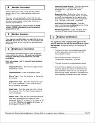 Form PSRS-112 Application to Purchase Credit for an Approved Leave of Absence - Pennsylvania, Page 2